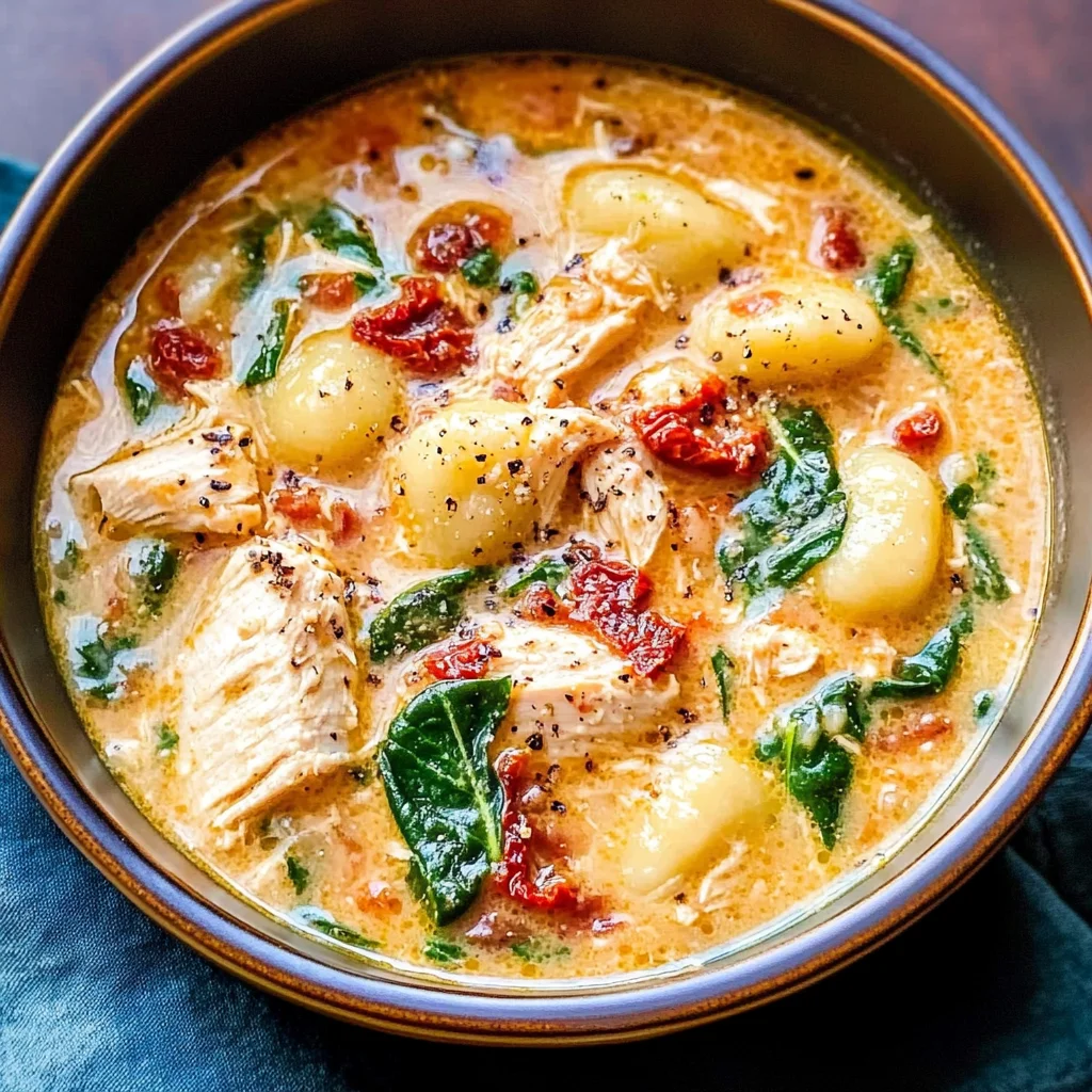 Italian Chicken Gnocchi Soup Recipe