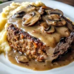 Meatloaf with Mushroom Gravy