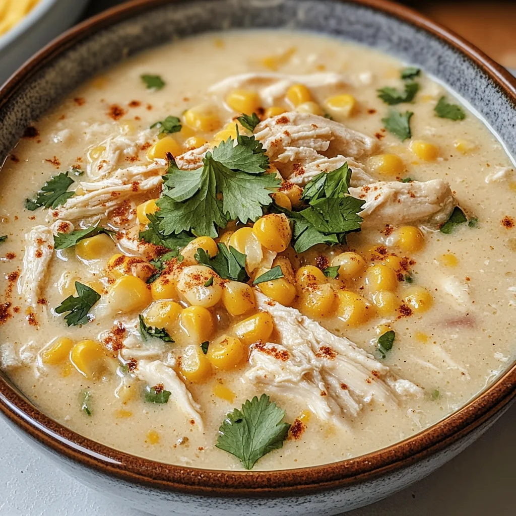 Mexican Street Corn White Chicken Chili Recipe