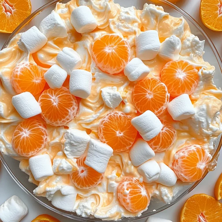 Orang Creamsicle Fluff Salad