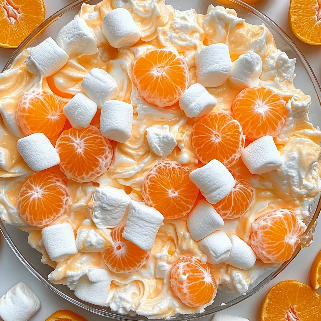 Orang Creamsicle Fluff Salad