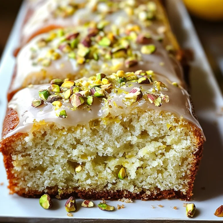 Pistachio Lemon Breakfast Bread
