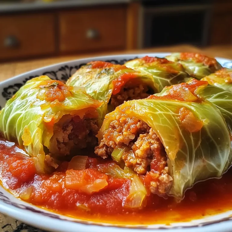 Polish Stuffed Cabbage Rolls: Comforting Flavor