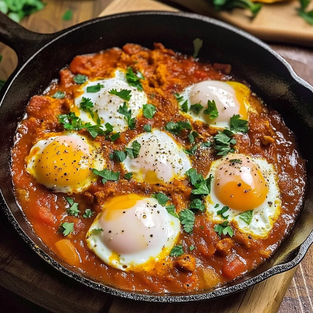 Pumpkin Shakshuka (Baked Eggs in Tomato Stew)