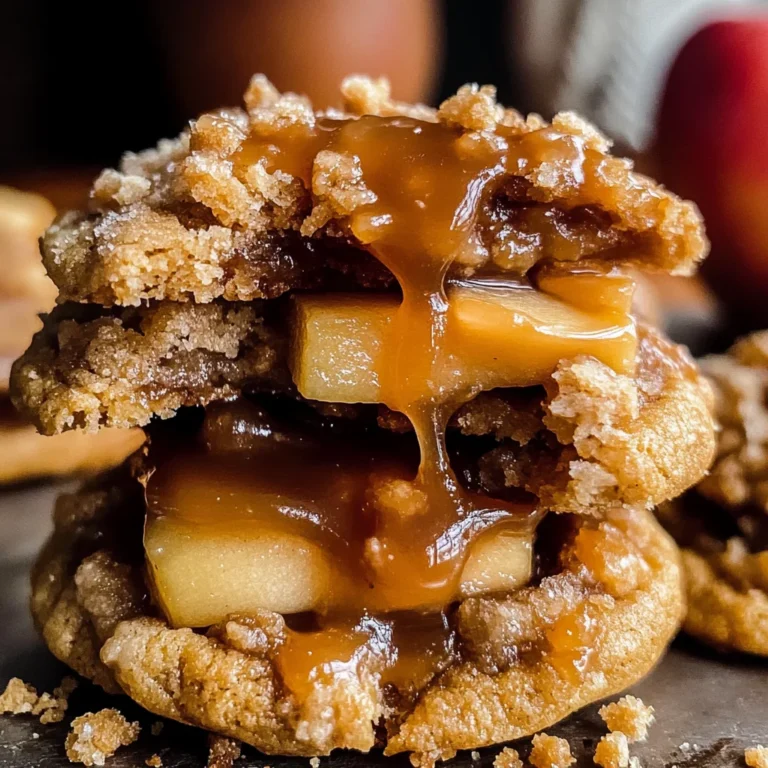 Salted Caramel Apple Pie Cookies