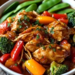 Slow Cooker Honey Garlic Chicken And Veggies Recipe