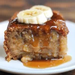 Sticky Banana Bread Pudding Cake