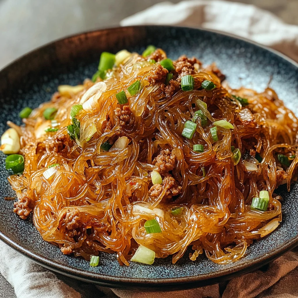 Stir Fried Vermicelli with beef