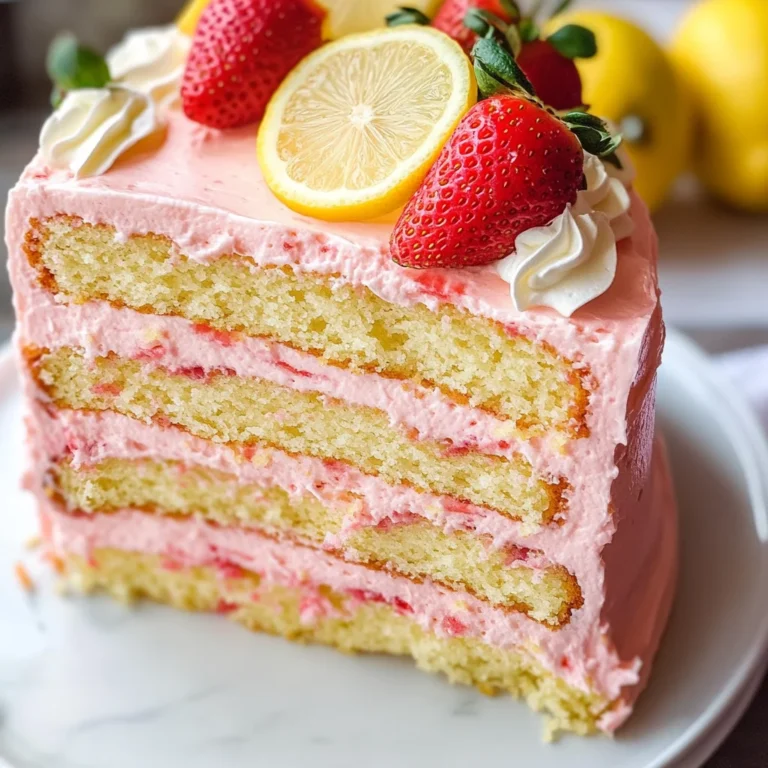 Strawberry Lemon Cake
