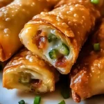 Turkey Bacon Jalapeño Popper Eggrolls Recipe