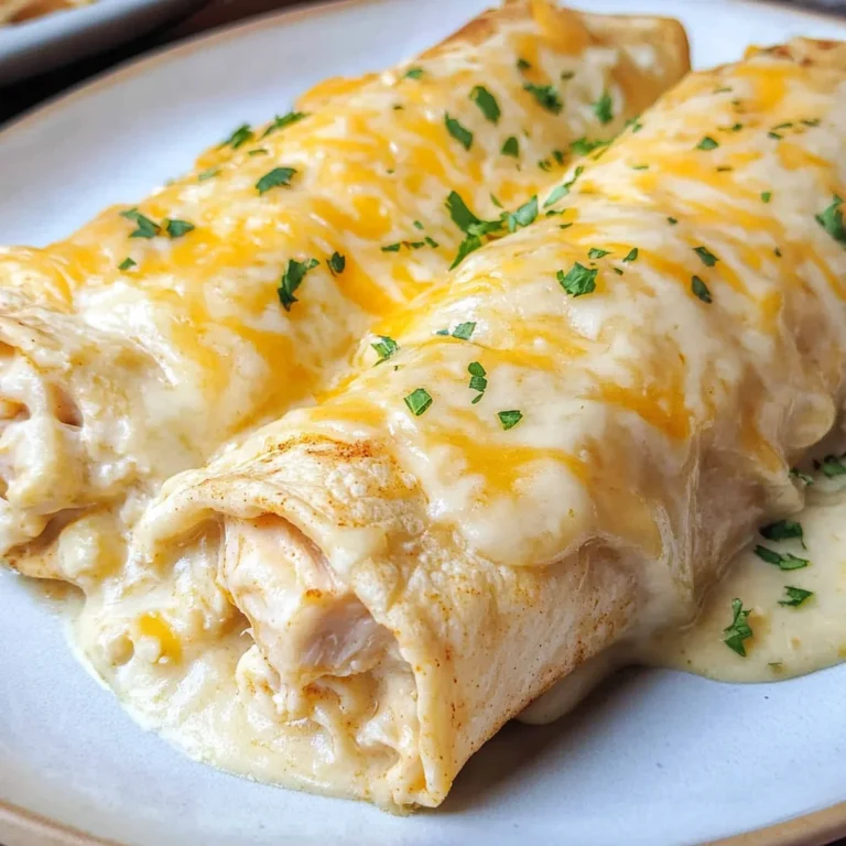 White Chicken Enchiladas