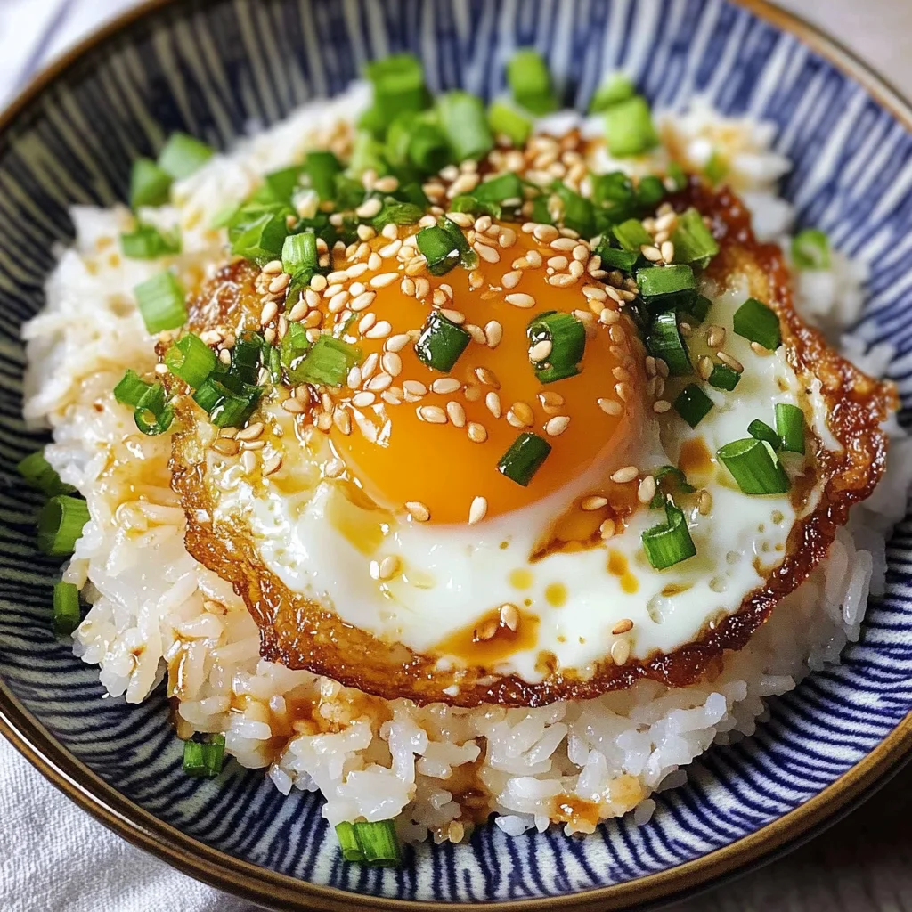 10-min. Easy Korean Egg Rice (Gyeran Bap)