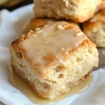 Apple Biscuits with Honey Butter Glaze