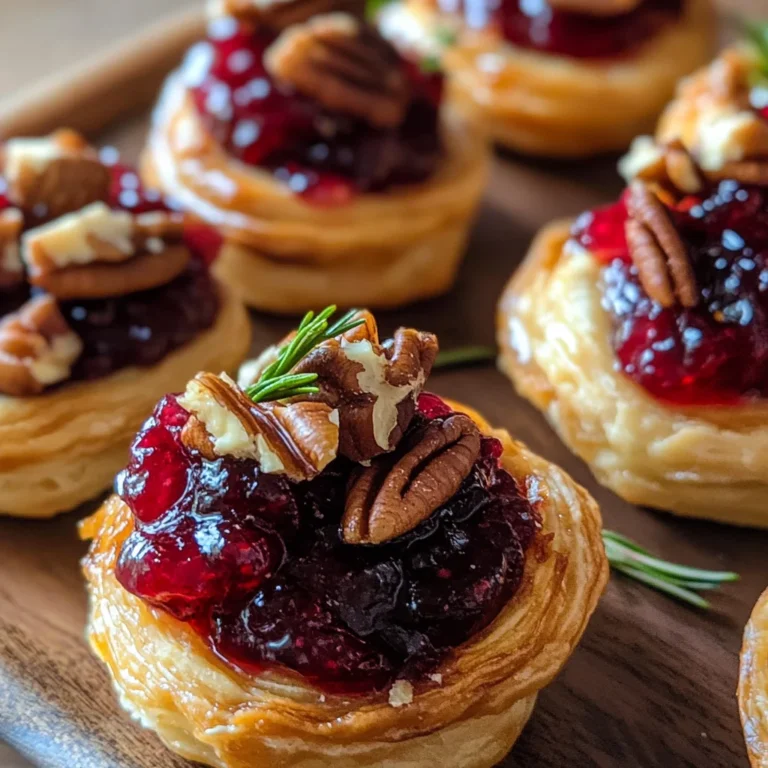 Baked Cranberry Brie Bites