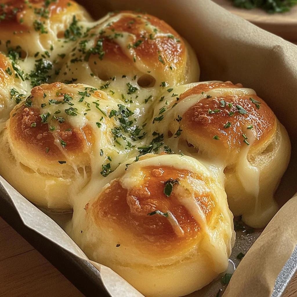 Buttery cheese Garlic Rolls, everyone will love them!