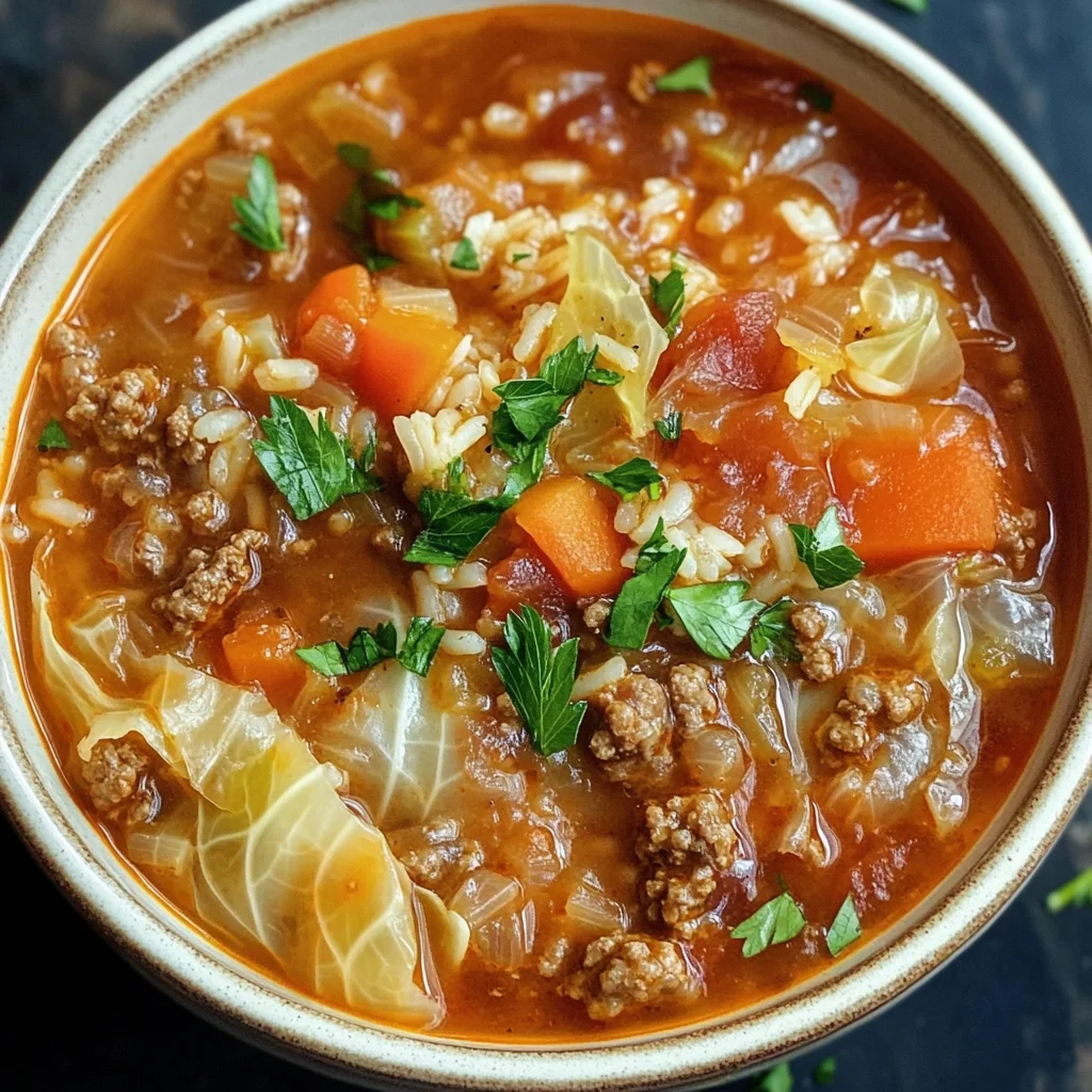 Cabbage Roll Soup
