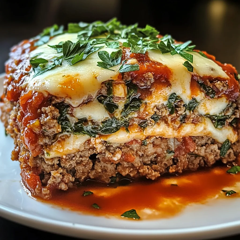Cheesy Stuffed Italian Meatloaf – A Comfort Food Classic with a Gourmet Twist