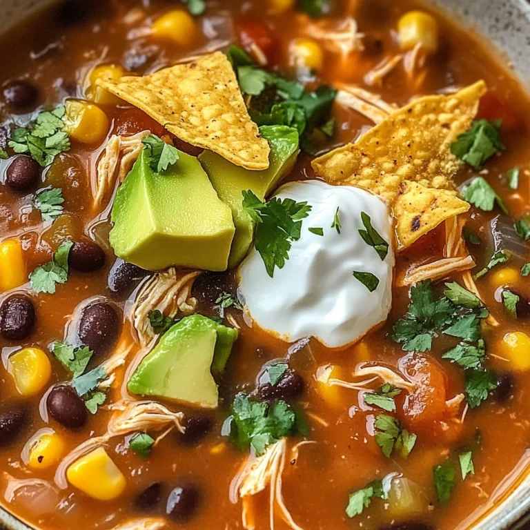 Chicken Enchilada Soup