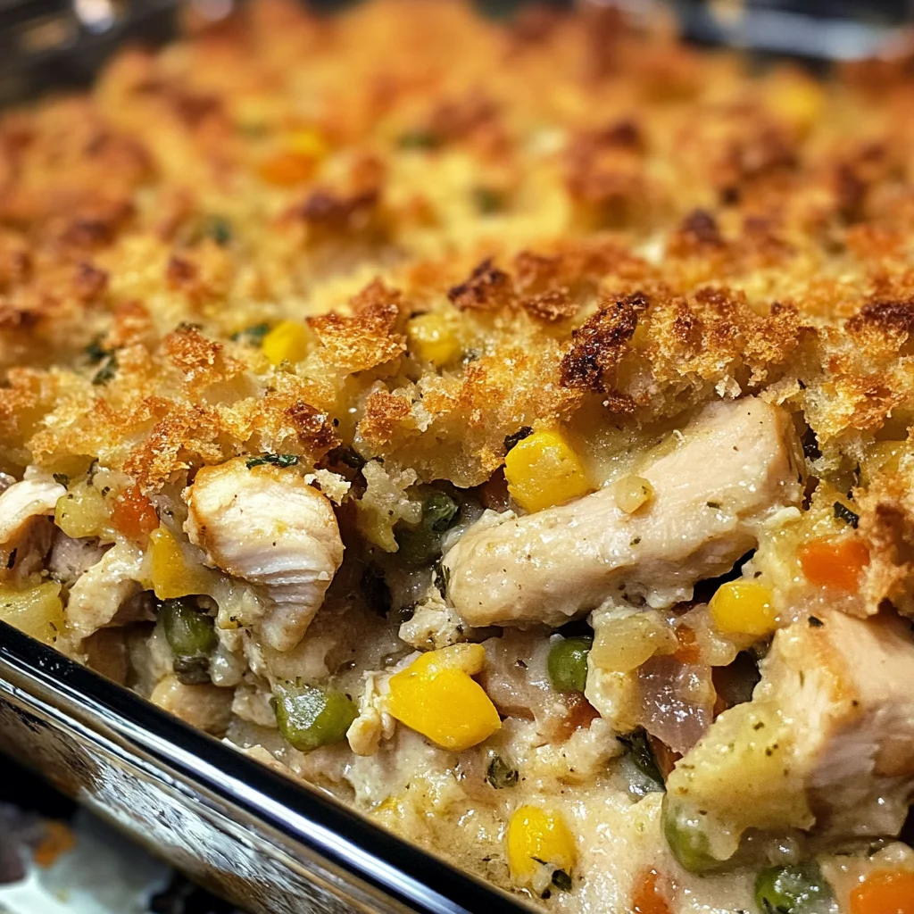 Chicken and Stuffing Casserole Recipe