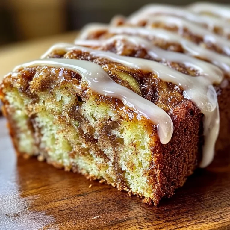 Cinnamon Roll Zucchini Bread