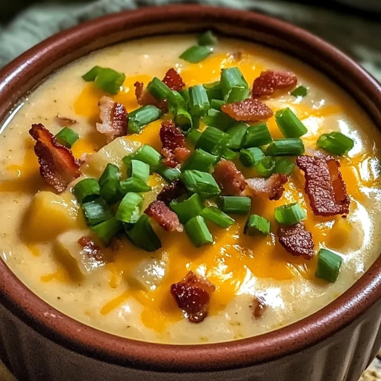 Comforting Loaded Baked Potato Soup