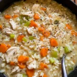 Crack Chicken and Rice Soup