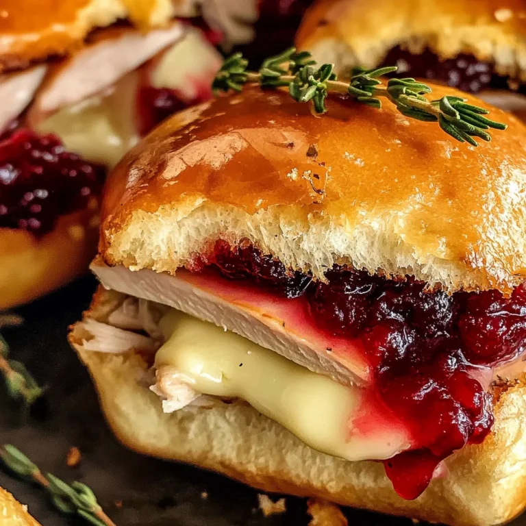 Cranberry Turkey Sliders