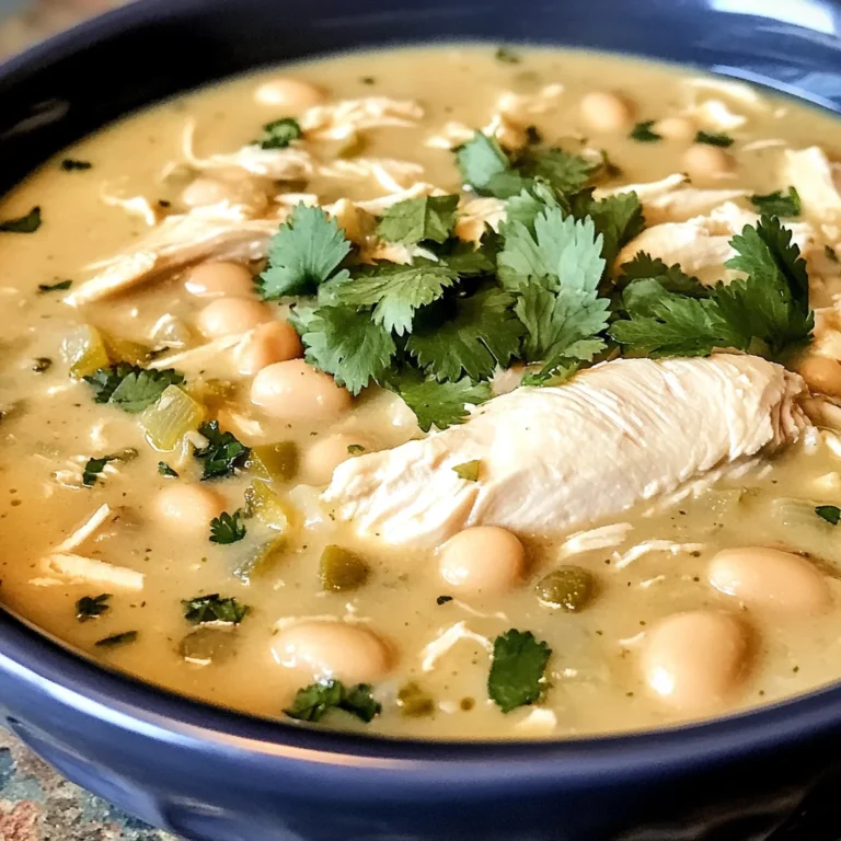 Crockpot Creamy White Chicken Chili