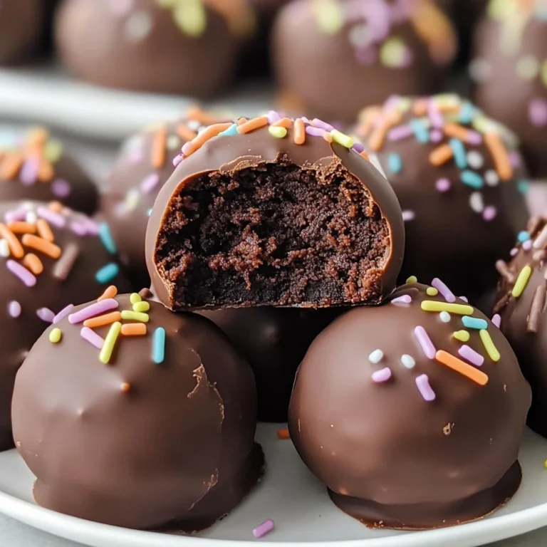 Easy Brownie Truffles Recipe