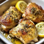 Greek Lemon Chicken Thighs