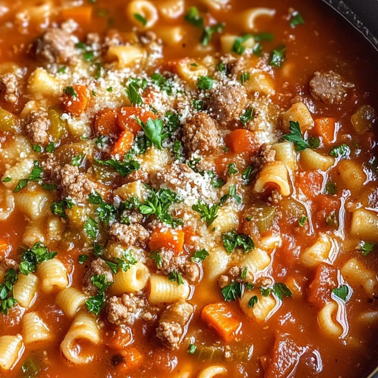 Hearty Pasta Fagioli Soup