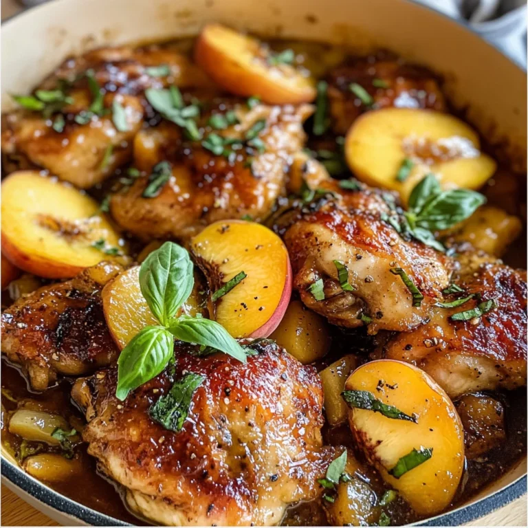 Honey Butter Peach Chicken