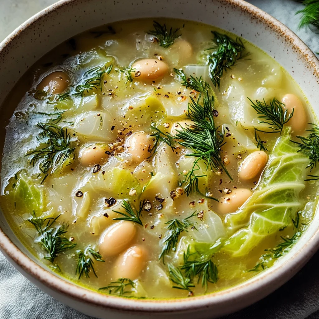 Lemon Dill Cabbage Soup