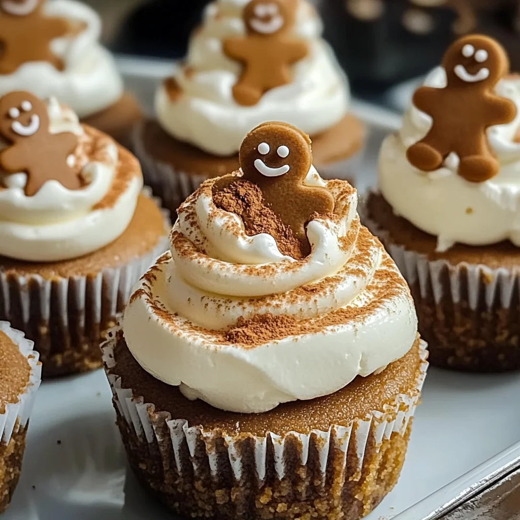 No-Bake Gingerbread Cheesecake Cups Recipe