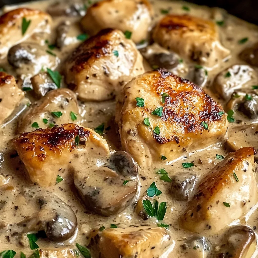Rich Chicken Stroganoff - Alrightwithme