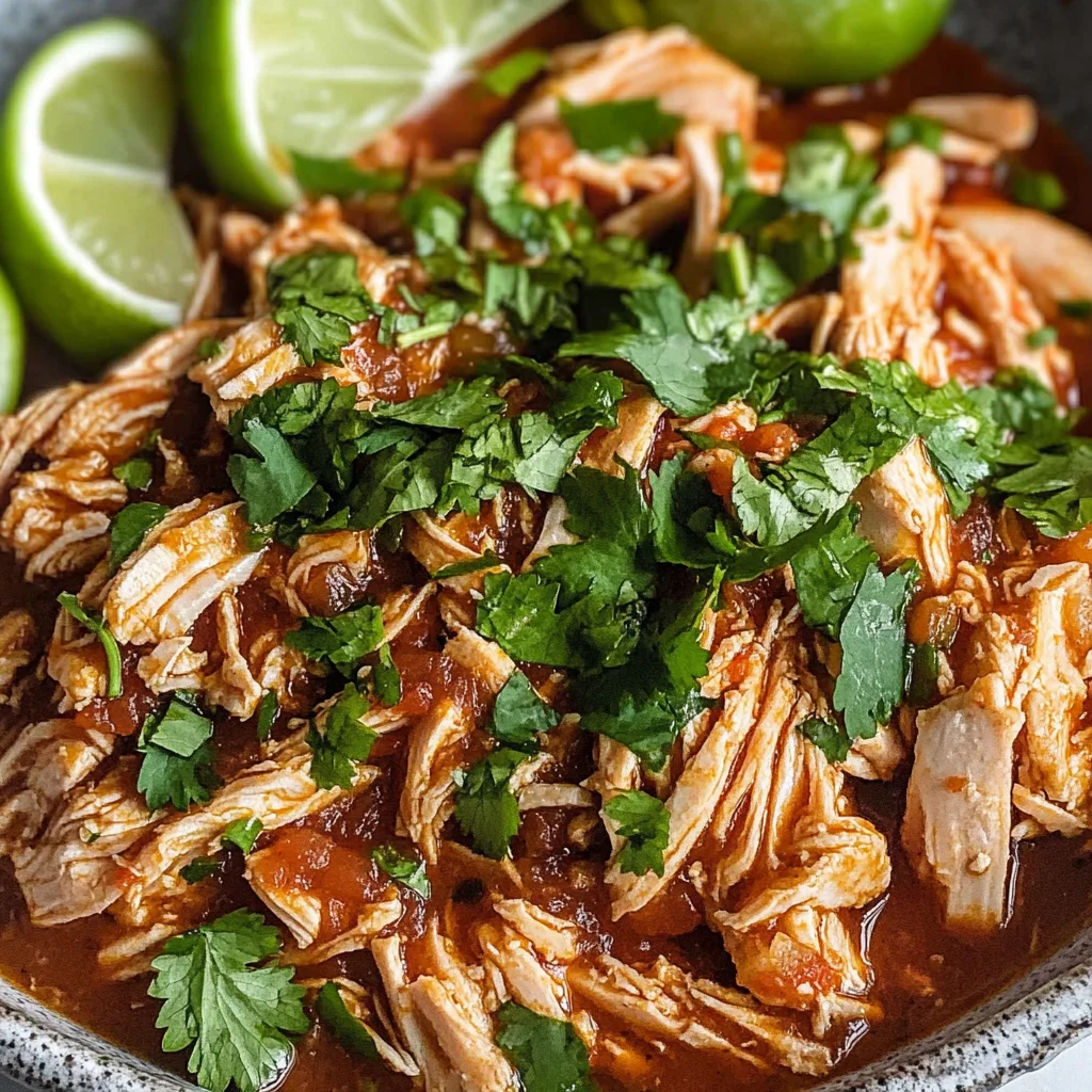 Slow Cooker Cilantro Lime Chicken