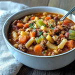 Slow Cooker Copycat Olive Garden Pasta e Fagioli