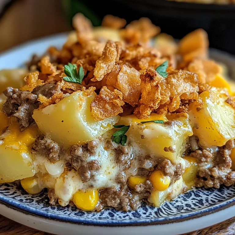 Slow Cooker Cowboy Potato Casserole