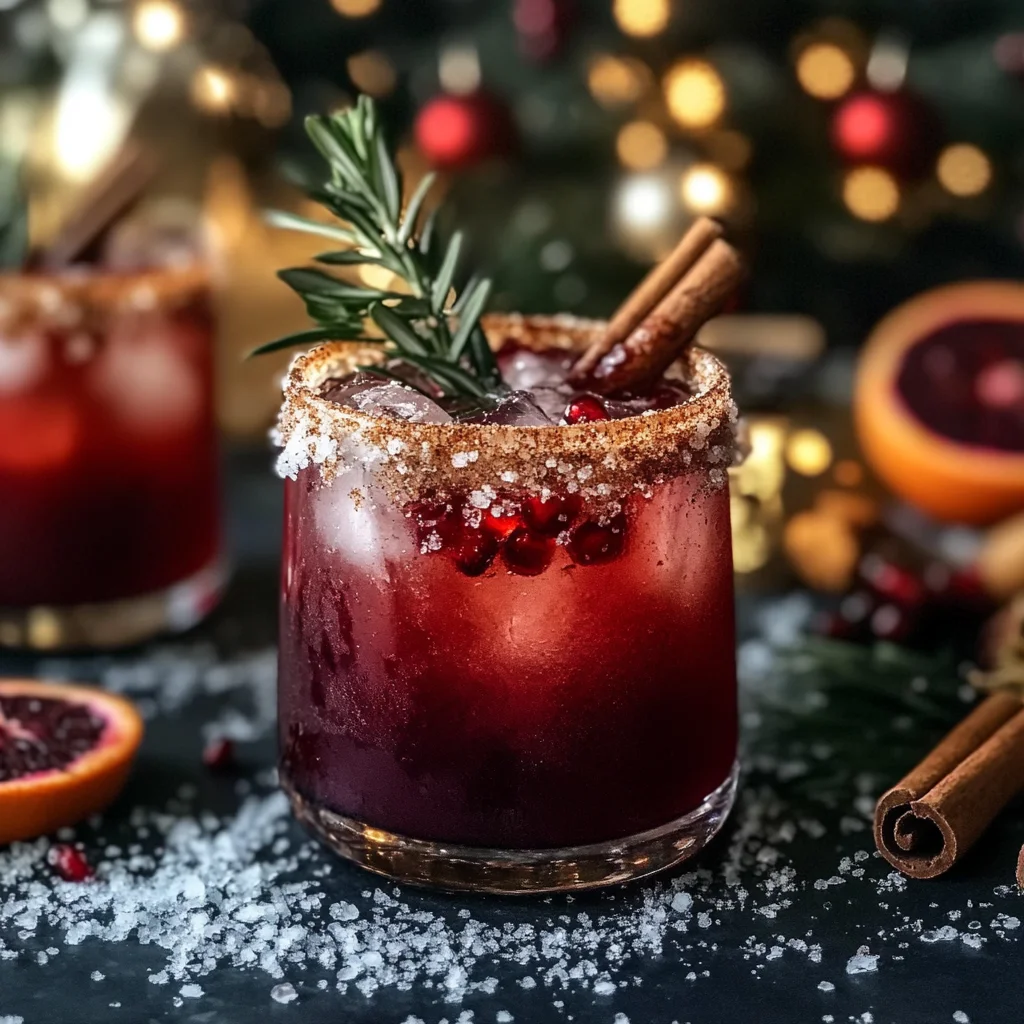 Spiced Christmas Margarita