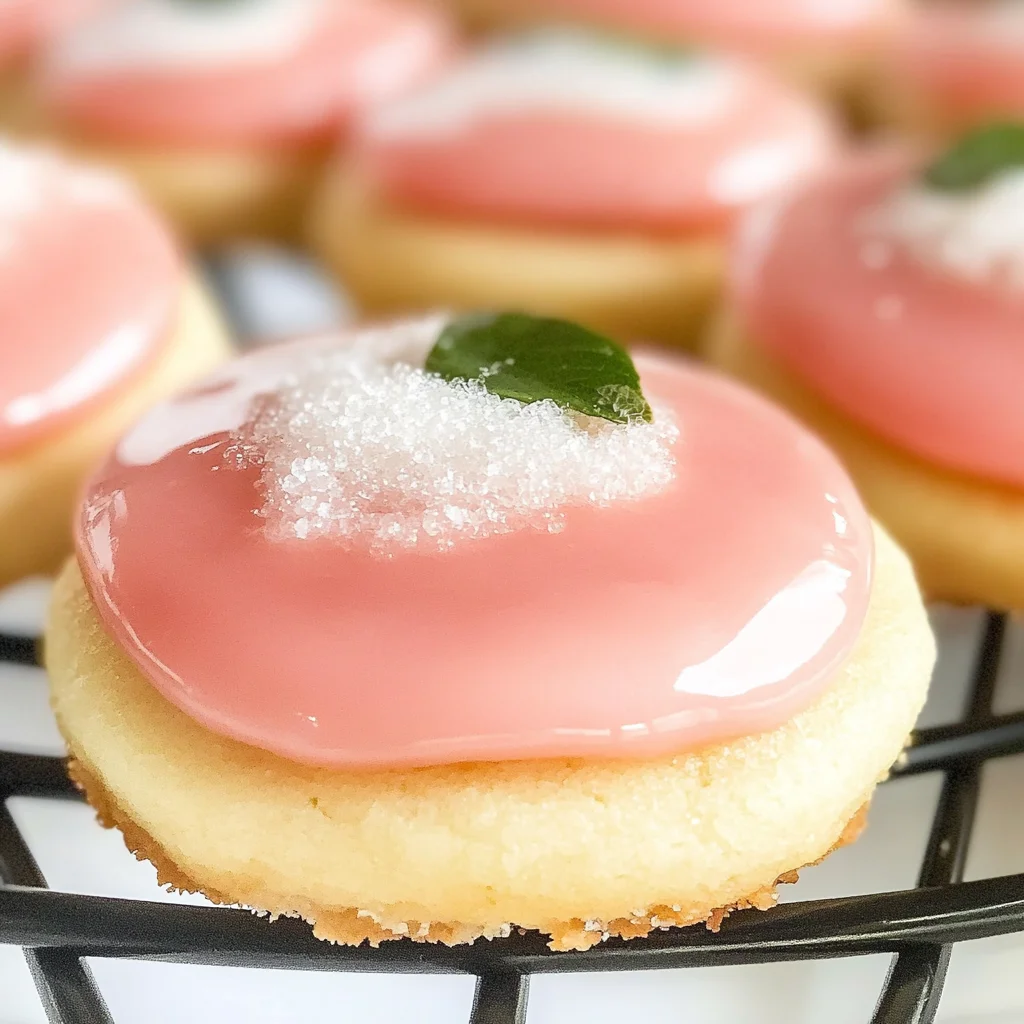 Strawberry Lemonade Melt Away Cookies