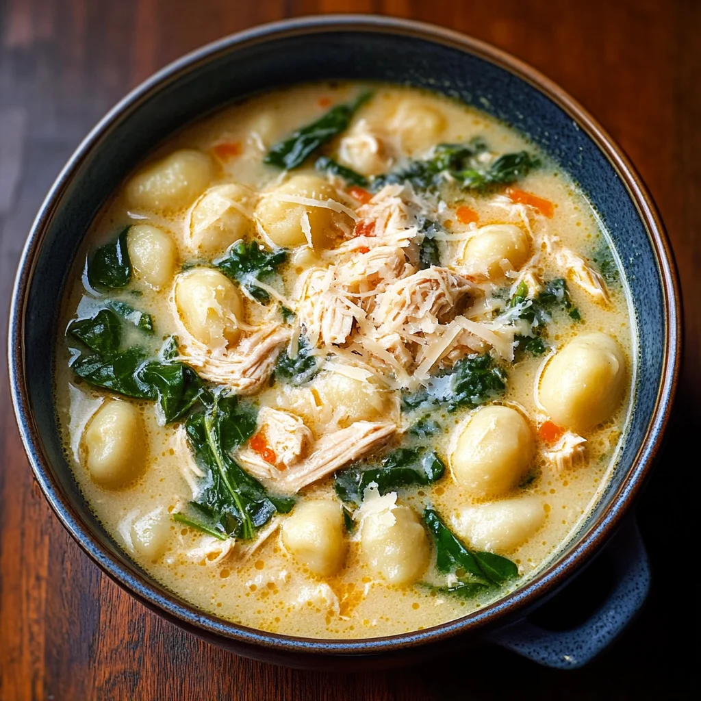 Tasty Rotisserie Chicken Gnocchi Soup
