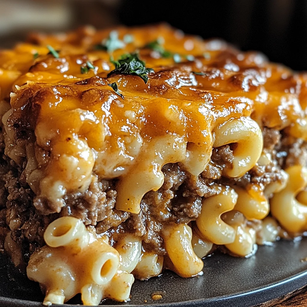 The BEST Mac and Cheese Meatloaf Casserole