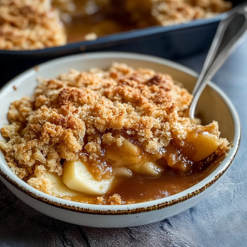 Toffee Apple Crumble