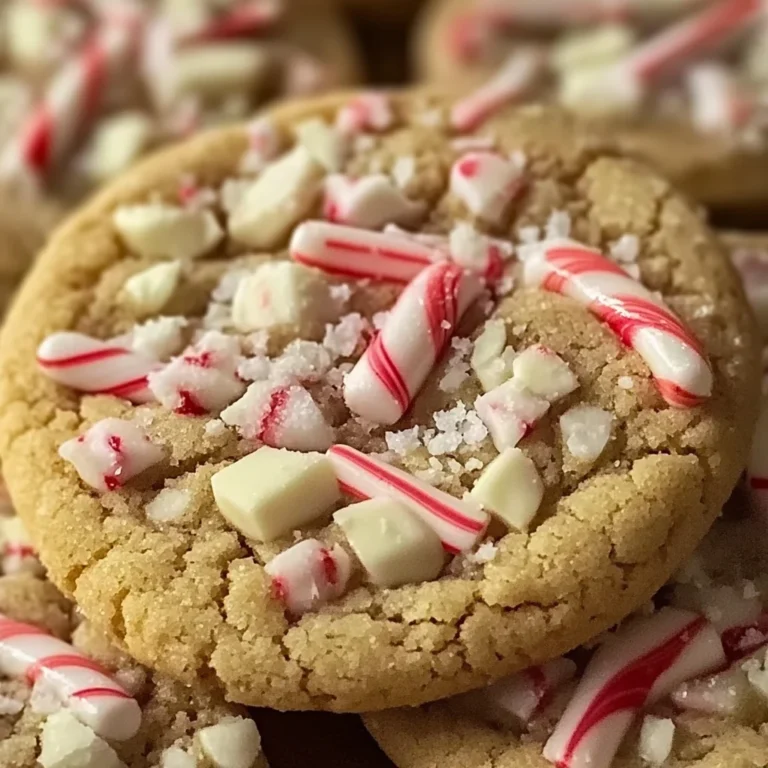 White Chocolate Candy Cane Cookies