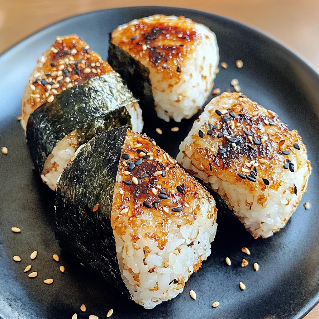 Yaki Onigiri (Grilled Rice Balls)