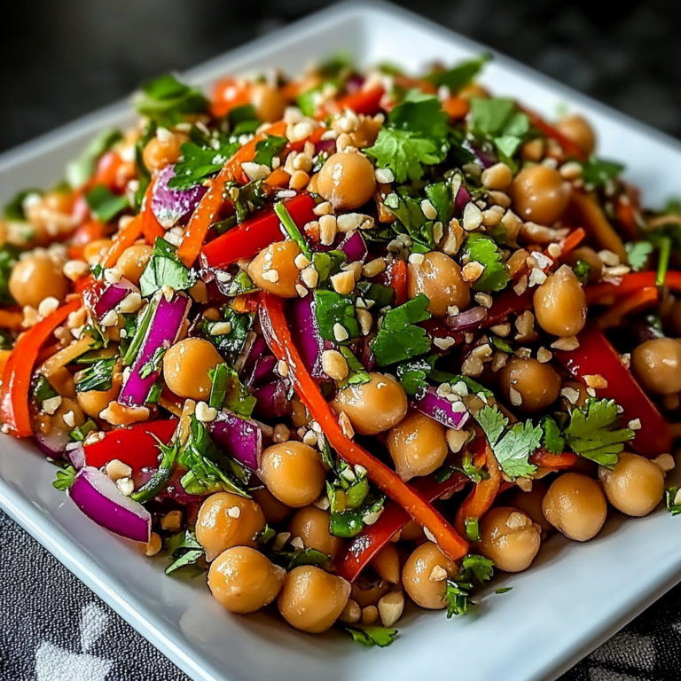 Crunchy Thai Chickpea Salad Recipe That You’ll Love!