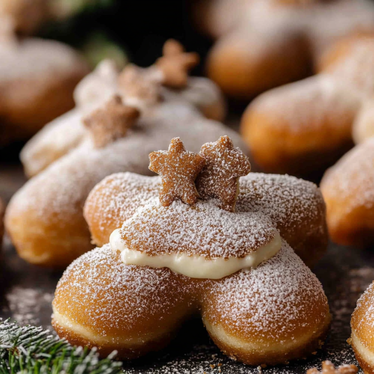Gingerbread Cheesecake Donuts