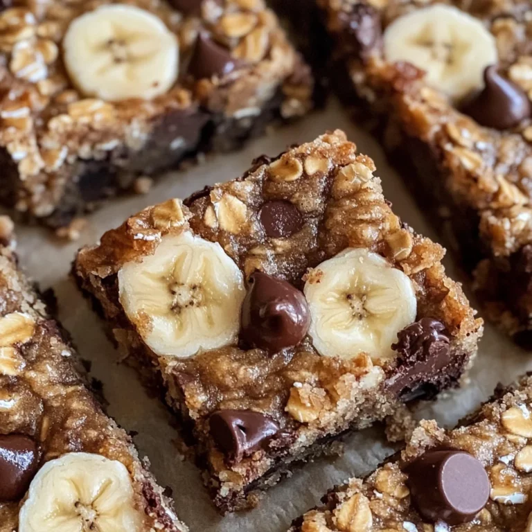 Banana Oatmeal Bars