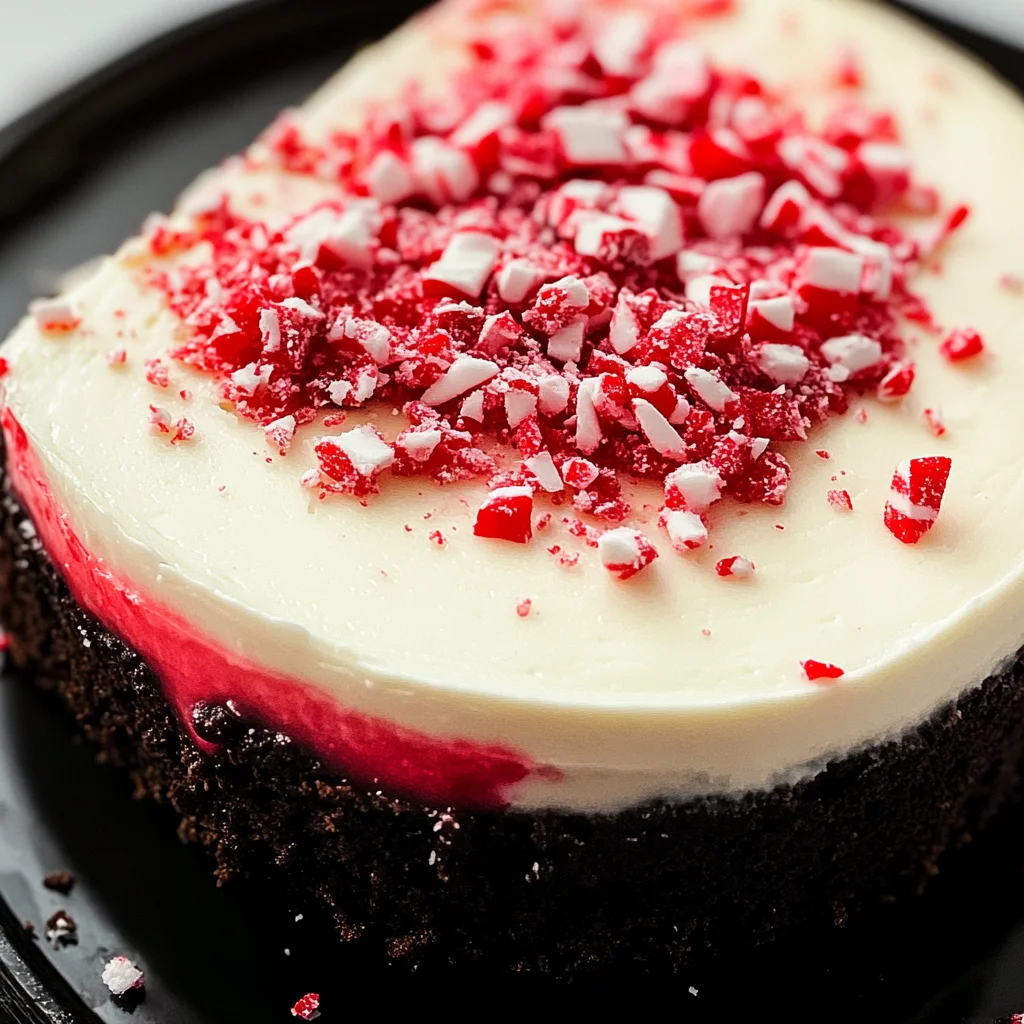 Best Christmas Peppermint Cheesecake