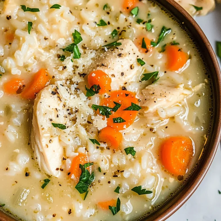 Creamy Chicken and Rice Soup